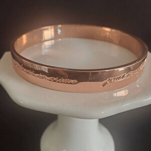 Kate Spade Rose Gold Idiom Bangle Best Friend Ever Peas in a Pod Sidekick‎ Pair